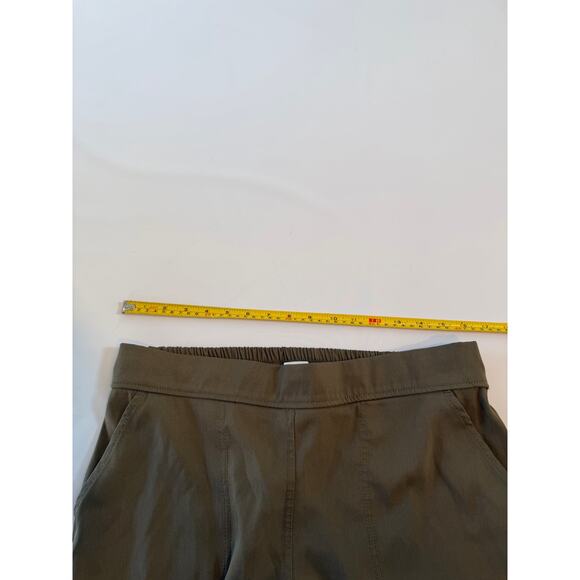 Max Studio Wide Leg Pull On Pants Womens XL Green Career Office Boho Chic - Picture 6 of 16